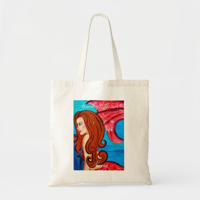 Bolso De Tela Sirenita de Honor (Frente)