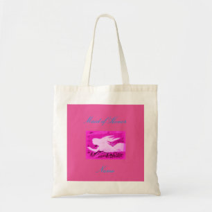 Bolso De Tela Sirenita rosa de honor