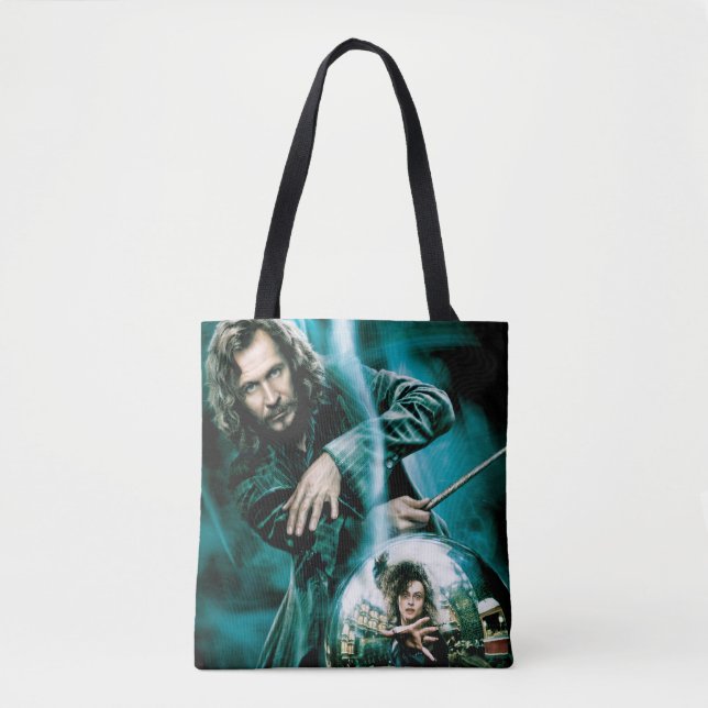 Bolso De Tela Sirius Black y Bellatrix Lestrange (Anverso)