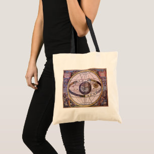 Bolso De Tela Sistema Solar Ptolemaico Antiguo, Andreas Cellariu