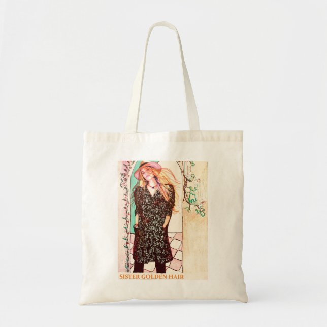 Bolso De Tela Sister Golden Hair (Frente)