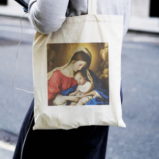 Bolso De Tela Sistine Madonna y Child Tote Bag Giovanni Salvi