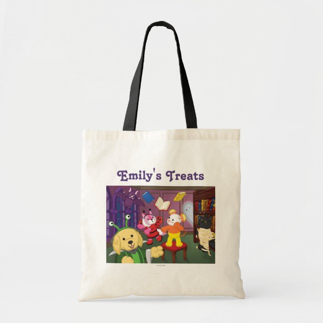 Bolso De Tela Sitio de lectura de Webkinz Halloween (Frente)