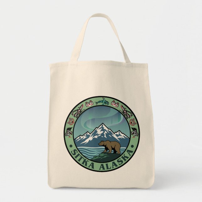 Bolso De Tela Sitka Alaska United States (Frente)