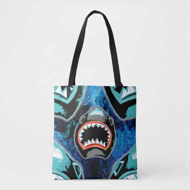 Bolso De Tela Skark Mania Funny Personalizado Ilustracion (Anverso)