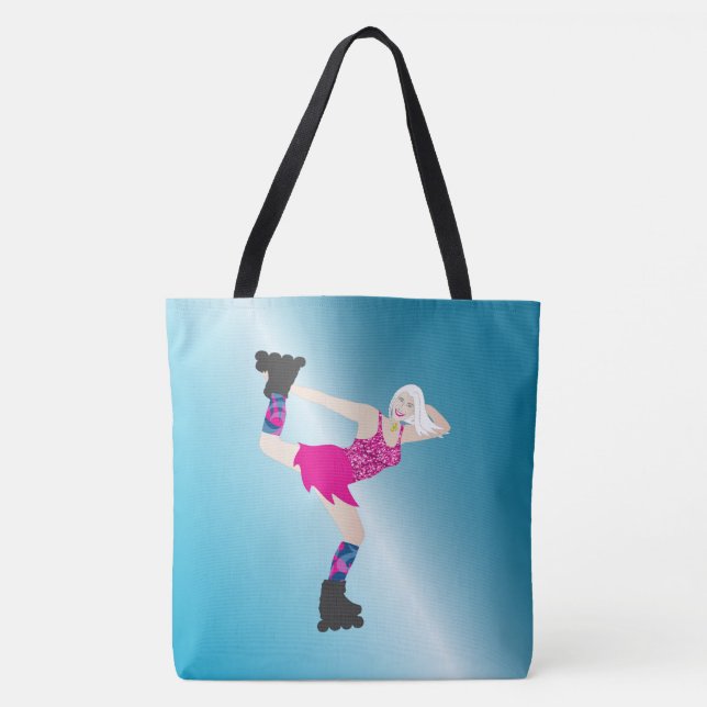 Bolso De Tela Skate Diva Tote Bag (Anverso)