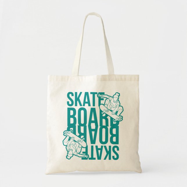 Bolso De Tela skateboard  (Frente)