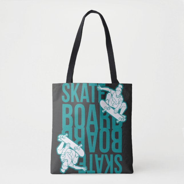 Bolso De Tela skateboard  (Anverso)