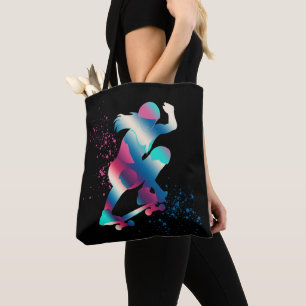 Bolso De Tela Skateboarder femenino