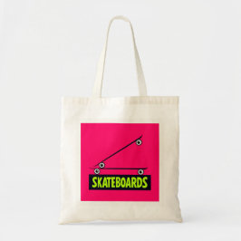 Bolso De Tela Skateboards Minimal 3D Lettering