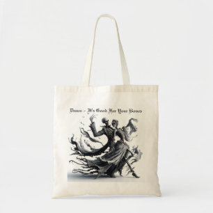 Bolso De Tela Skeleton