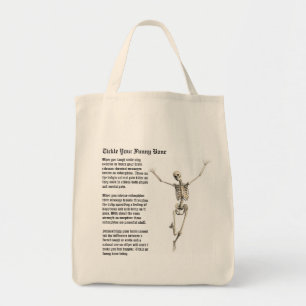 Bolso De Tela Skeleton