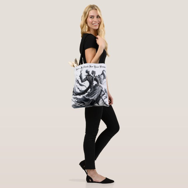 Bolso De Tela Skeleton (Puesto)