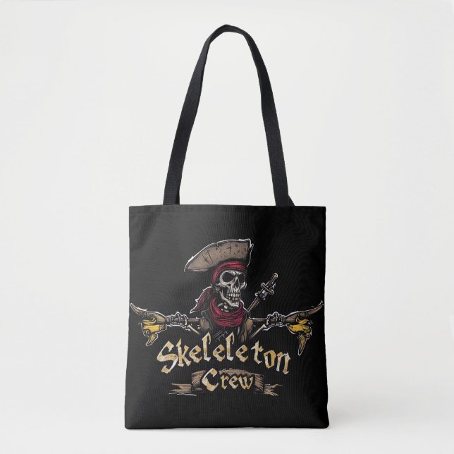 Bolso De Tela Skeleton Crew (Anverso)