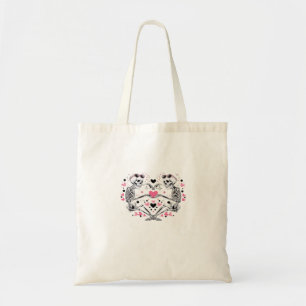 Bolso De Tela Skeleton Heart Hands Classic Viral