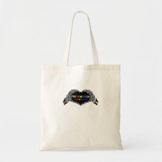 Bolso De Tela Skeleton Heart Hands LGBTQIA