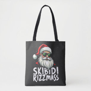 Bolso De Tela Skibidi Rizzmas Divertido Gen Alpha Argot Navidad 