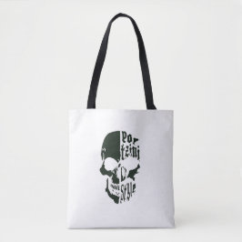 Bolso De Tela Skull 