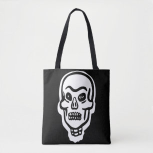 Bolso De Tela Skull clásico de Halloween