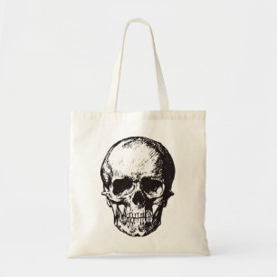 Bolso De Tela Skull Fantasy Art Rock Punk fuerte Metalizado