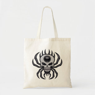 Bolso De Tela Skull Spider
