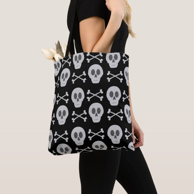 Bolso De Tela Skull y Crossbone (Detalle)