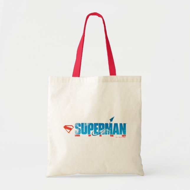 Bolso De Tela Skybound Superman Silhouette (Frente)