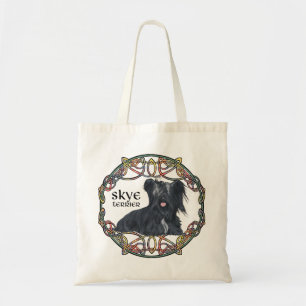Bolso De Tela Skye Terrier en nudo celta - Buchanan Tartan