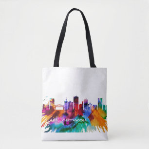 Bolso De Tela Skyline de Chattanooga