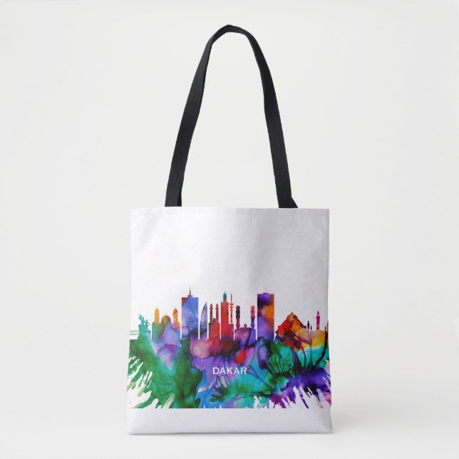 Bolso De Tela Skyline de Dakar (Anverso)