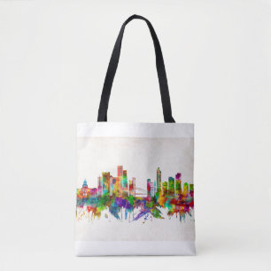 Bolso De Tela Skyline de Denver Colorado