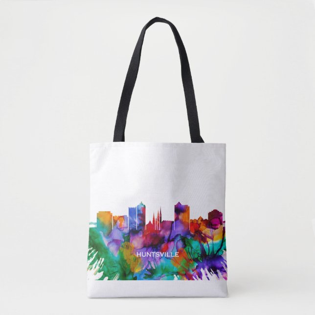 Bolso De Tela Skyline de Huntsville (Anverso)