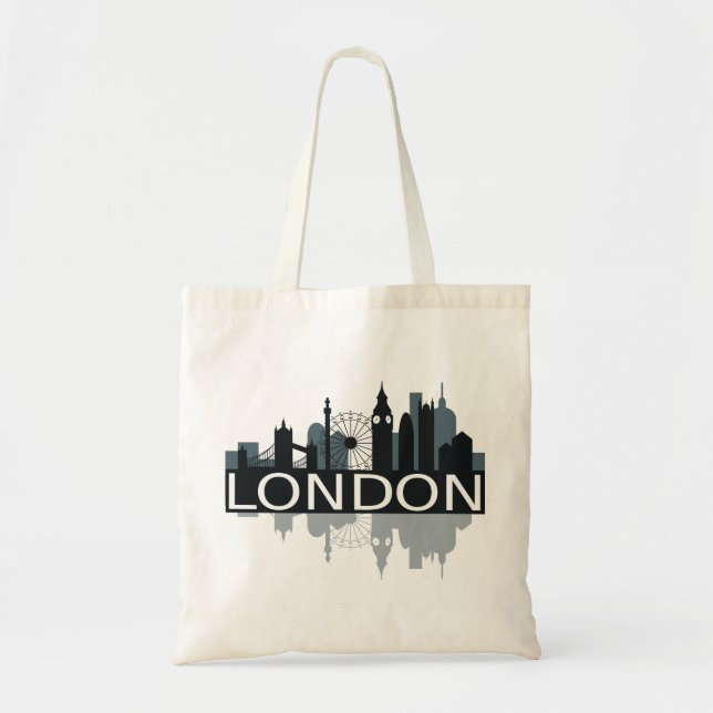 Bolso De Tela Skyline de Londres (Frente)