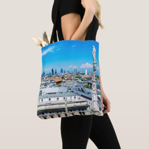 Bolso De Tela Skyline de Milán