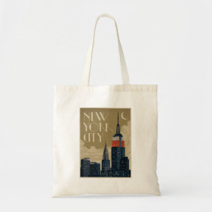 Bolso De Tela Skyline de Nueva York