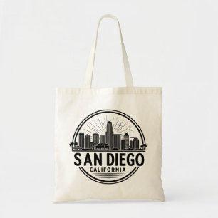 Bolso De Tela Skyline de San Diego