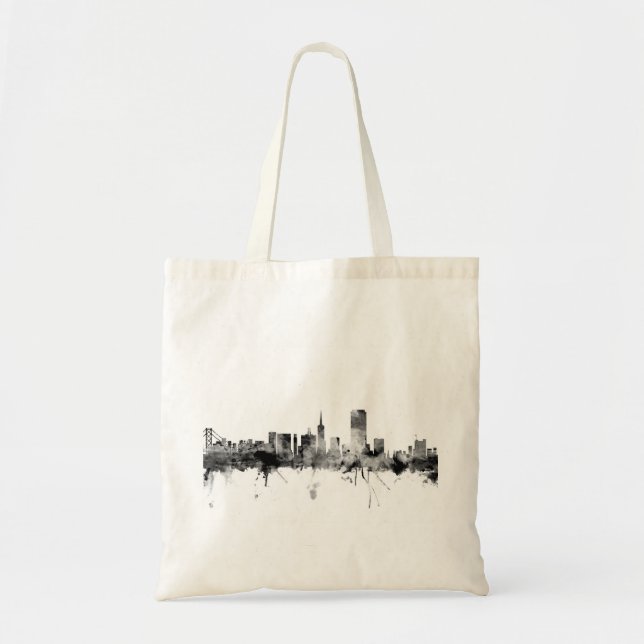 Bolso De Tela Skyline de San Francisco (Frente)