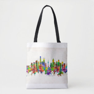 Bolso De Tela Skyline de Shanghai China