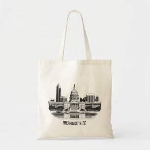 Bolso De Tela Skyline de Washington DC