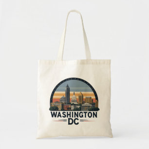 Bolso De Tela Skyline de Washington DC