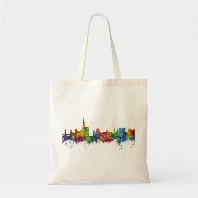 Bolso De Tela Skyline France (Frente)