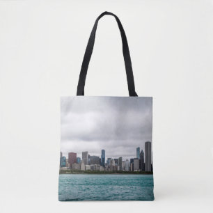 Bolso De Tela Skylinechicago de Chicago, skyline, aerial, arquit