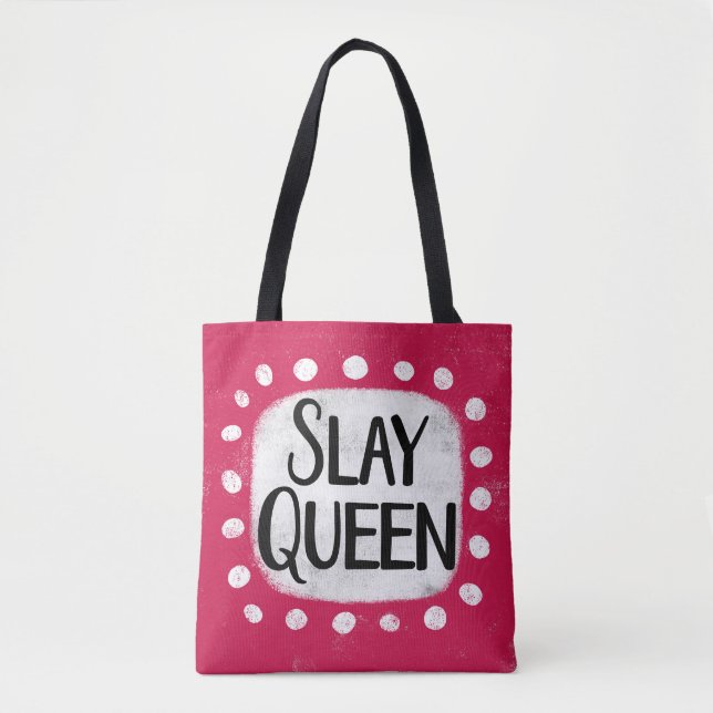 Bolso De Tela Slay Queen Tote Bag (Anverso)