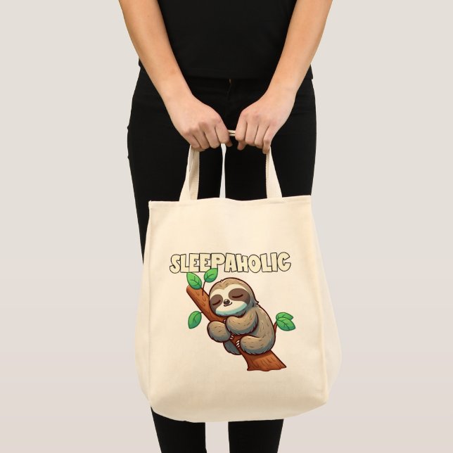 Bolso De Tela Sleepaholic - Amantes del sueño - Locura durmiente (Anverso (producto))