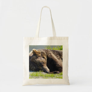 Bolso De Tela Sleeping Alaska Grizzly Bear