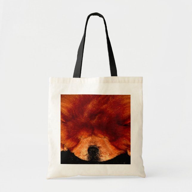 Bolso De Tela Sleeping Chow Chow btcna (Frente)