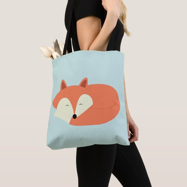 Bolso De Tela Sleepy Baby Red Fox (Detalle)