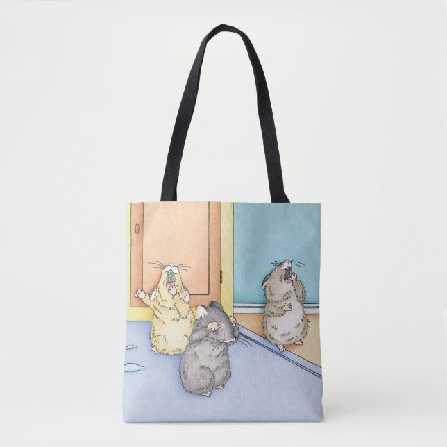 Bolso De Tela Sleepy Hamsters (Anverso)