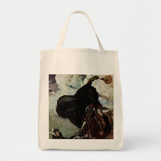 Bolso De Tela Sleepy Hollow: Vio el Goblin levantarse (Frente)