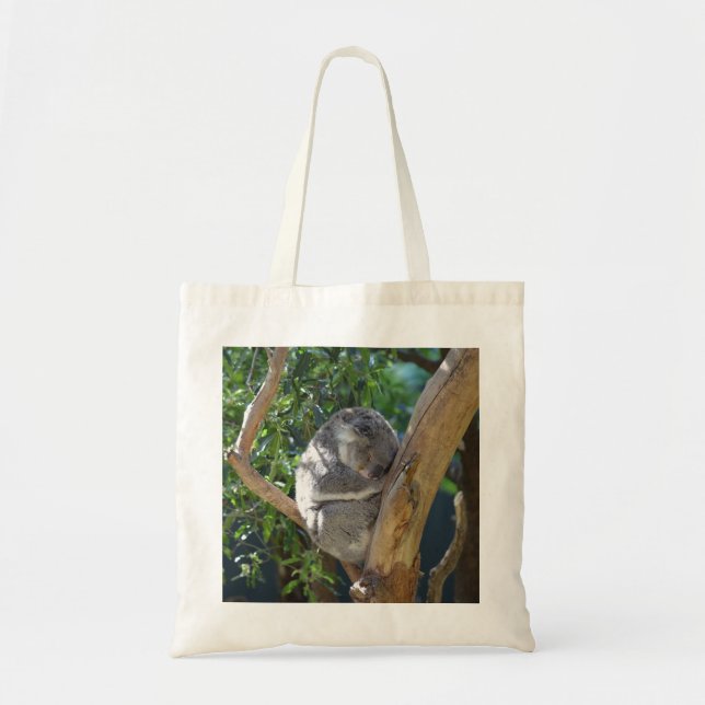 Bolso De Tela Sleepy Koala (Frente)